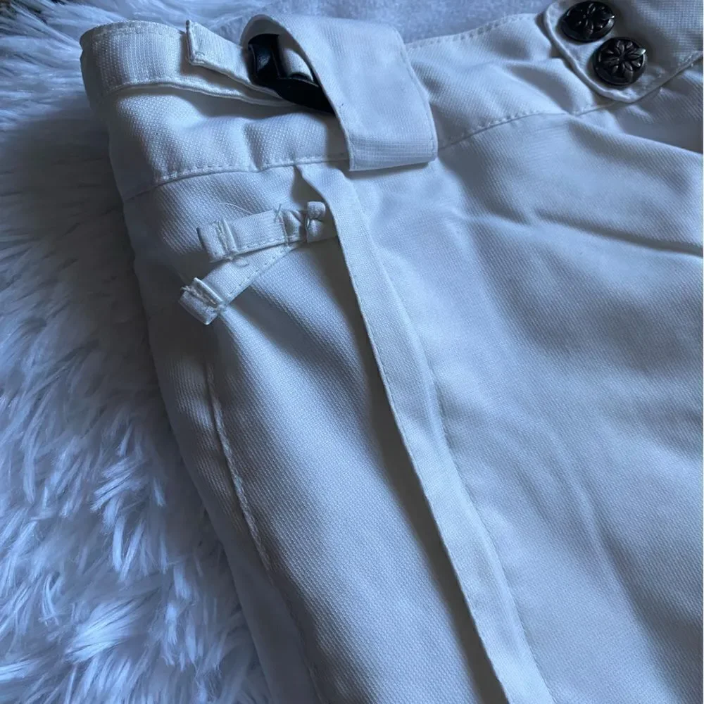 Columbia Waterproof Snow Ski Pants White Insulated Outdoor‎ Youth Size 18/20